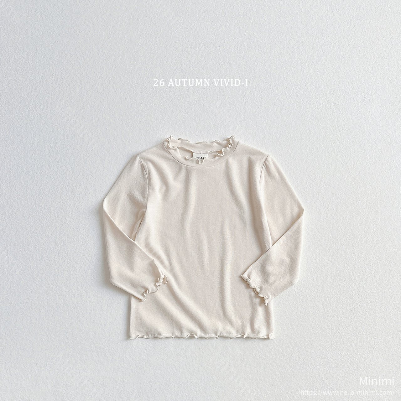VIVID-I Soft Gauze Ruffle T-shirt 細節圖 3