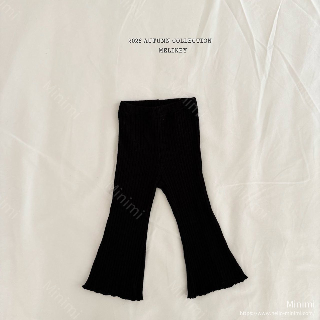 Melikey Bobo Ribbed Bootcut Pants 細節圖 1
