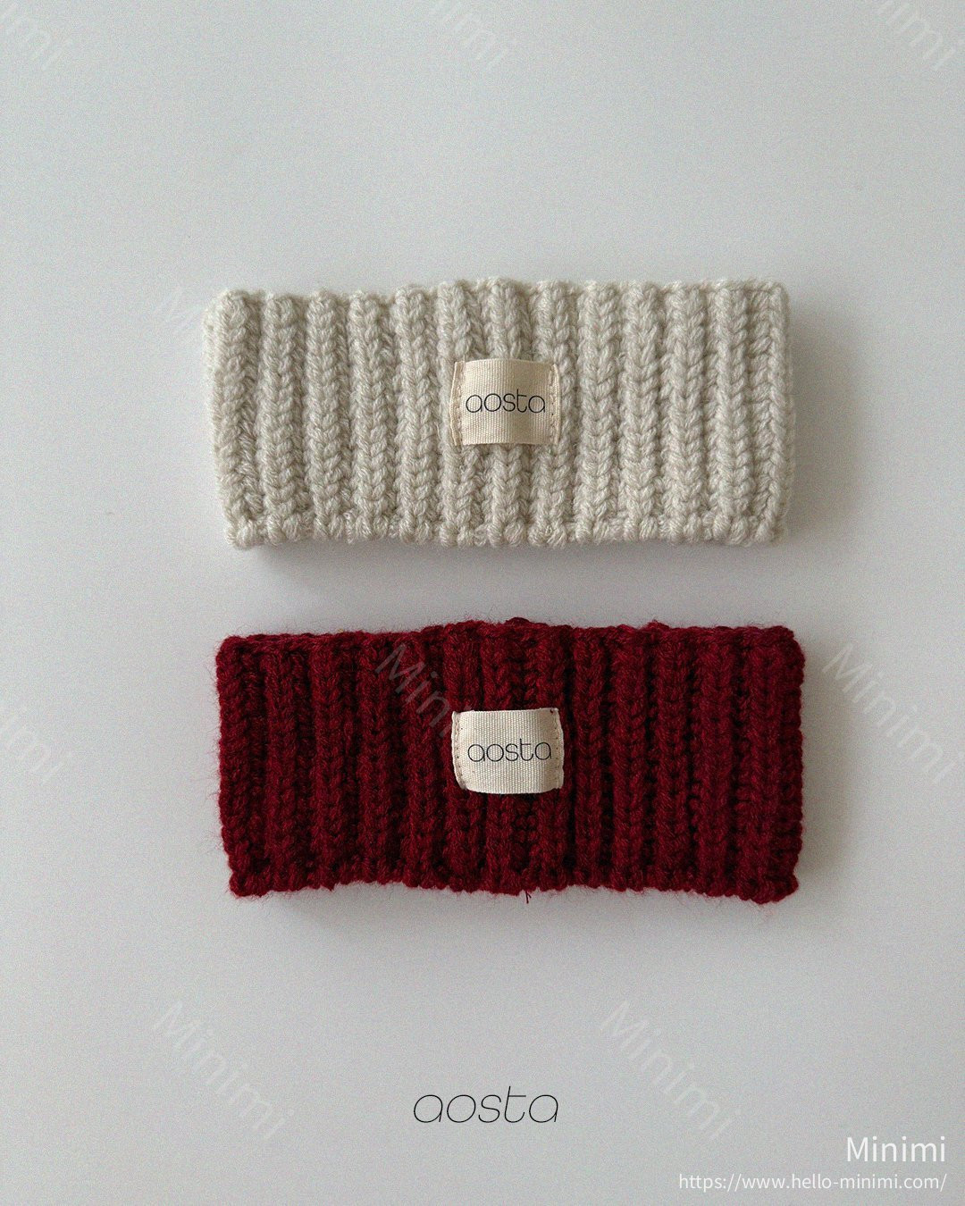 Aosta atelier Knit Cookie Headband - 韓國童裝代購主圖