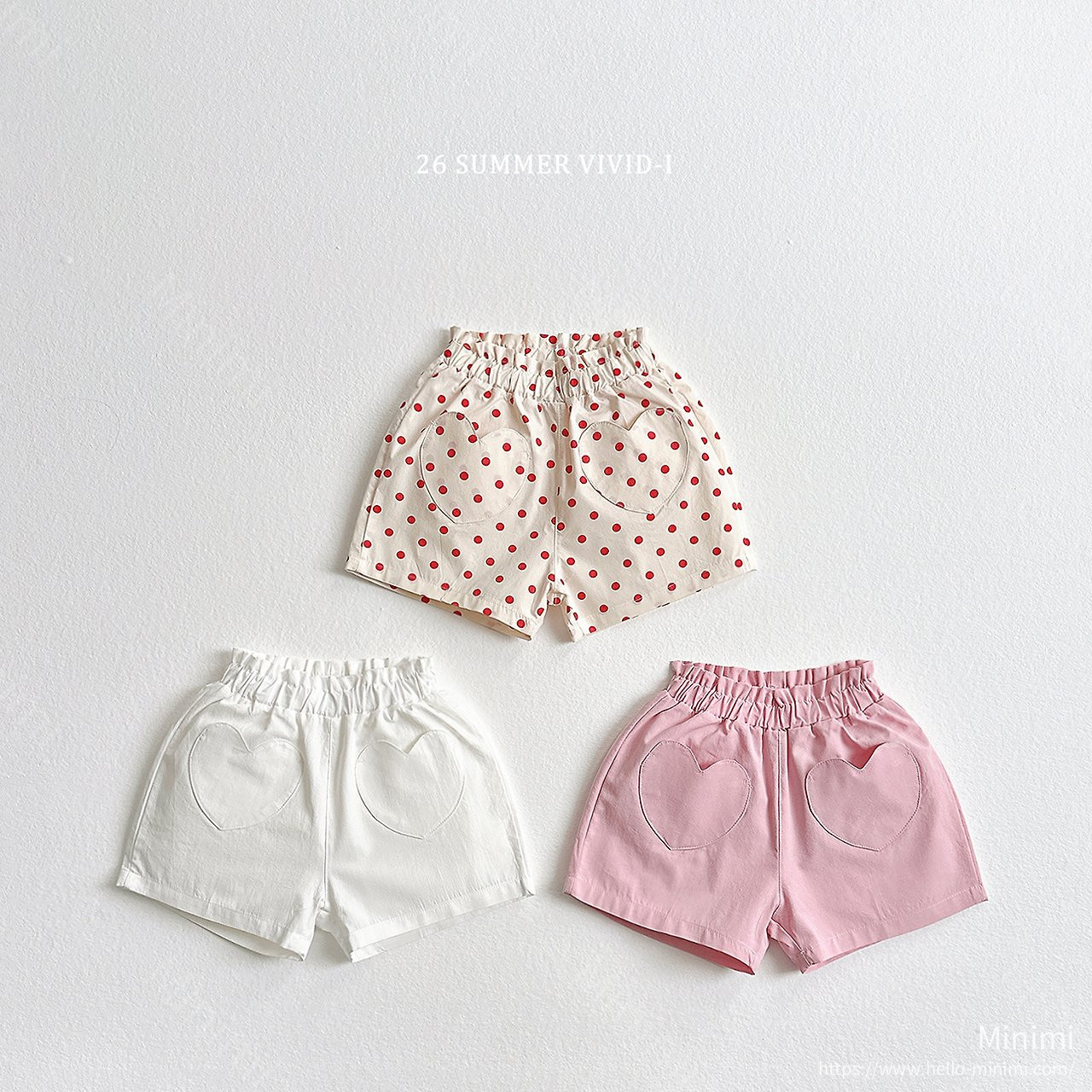 Heart Pocket Shorts