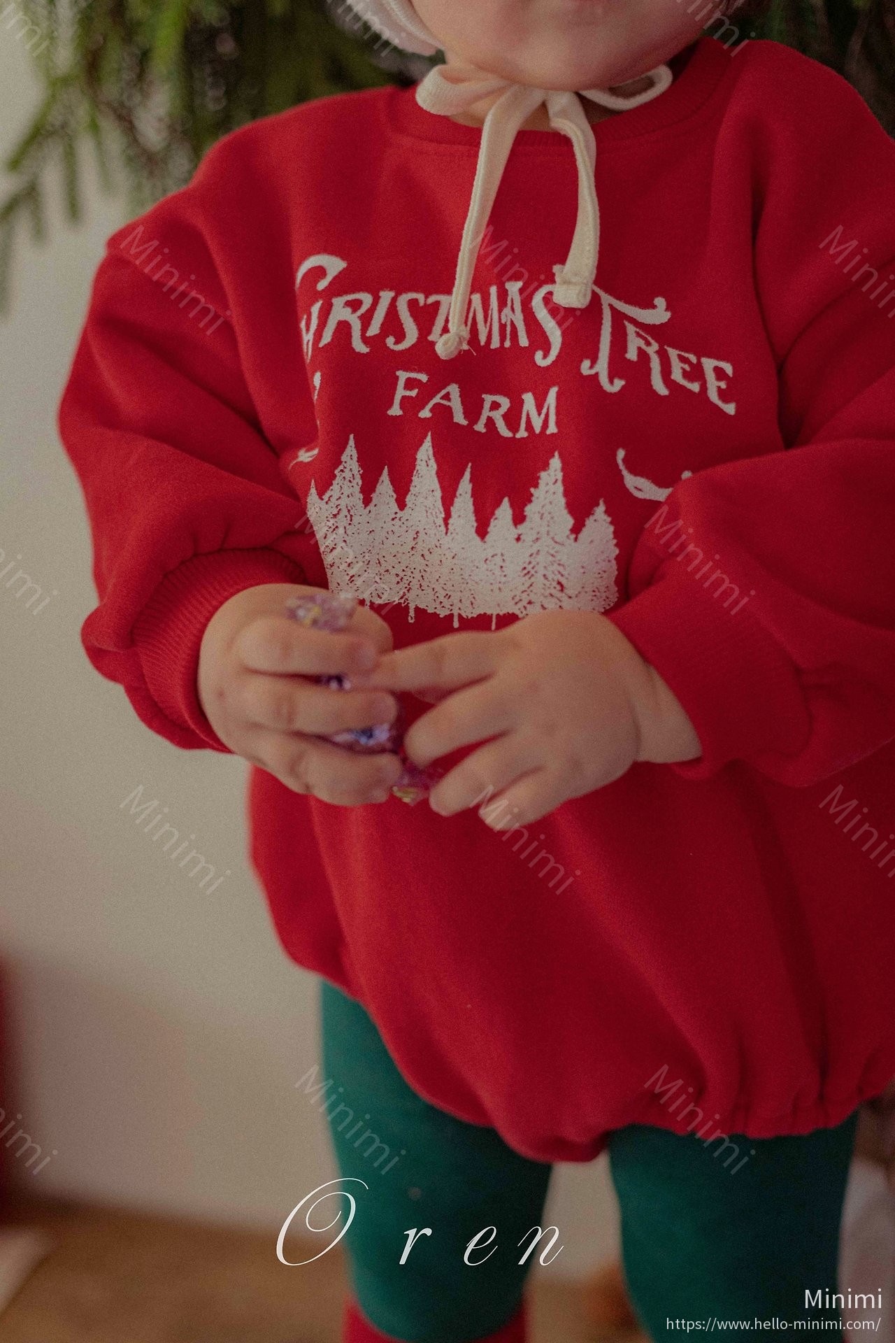 Oren Merry Christmas Family Sweatshirt 細節圖 5