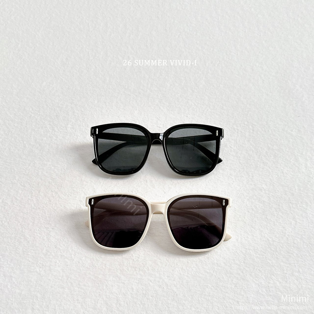 VIVID-I Square Round Sunglasses - 韓國童裝代購主圖