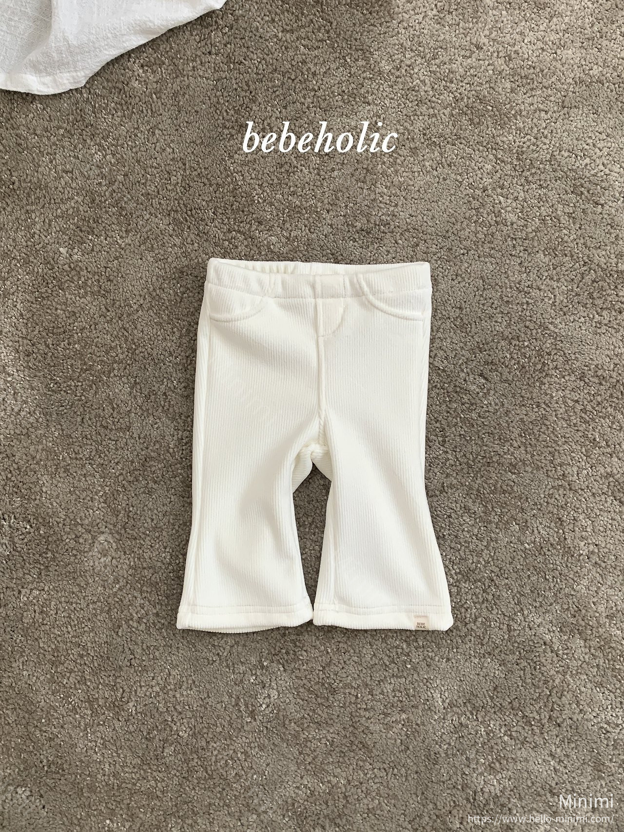 BEBEHOLIC Basil Ribbed Boots-cut 細節圖 10