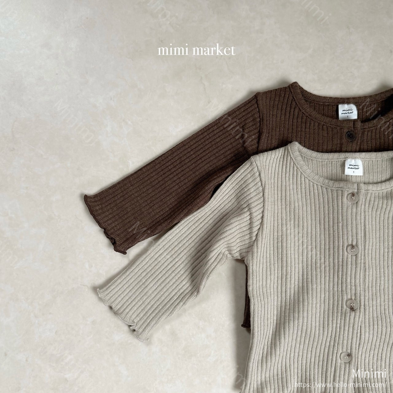 mimi-market Liz Ribbed Cardigan 細節圖 19