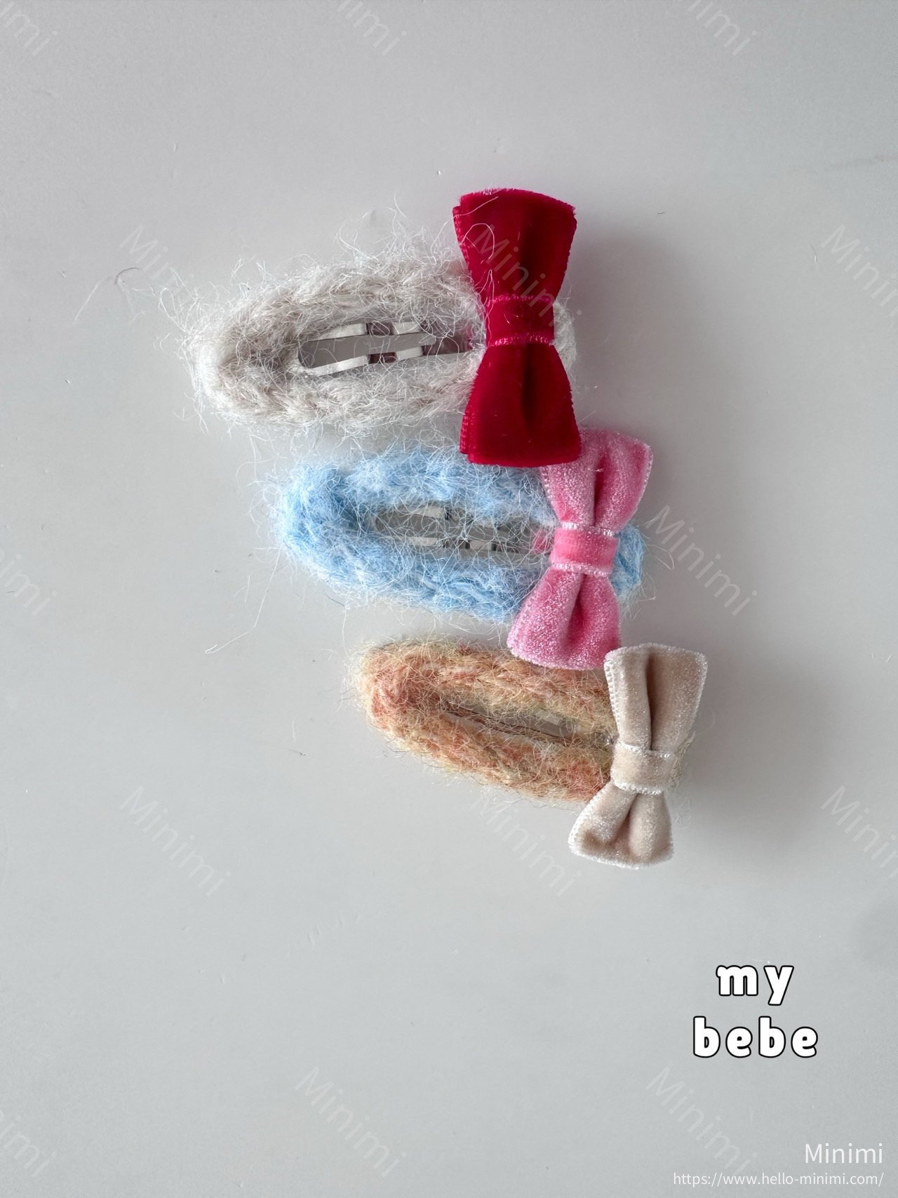 my_bébé Colorful Ribbon Hairpin Set 細節圖 10