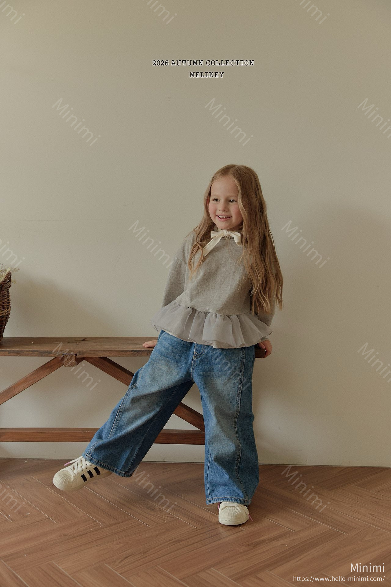 Melikey Slit Wide Denim Pants 細節圖 11