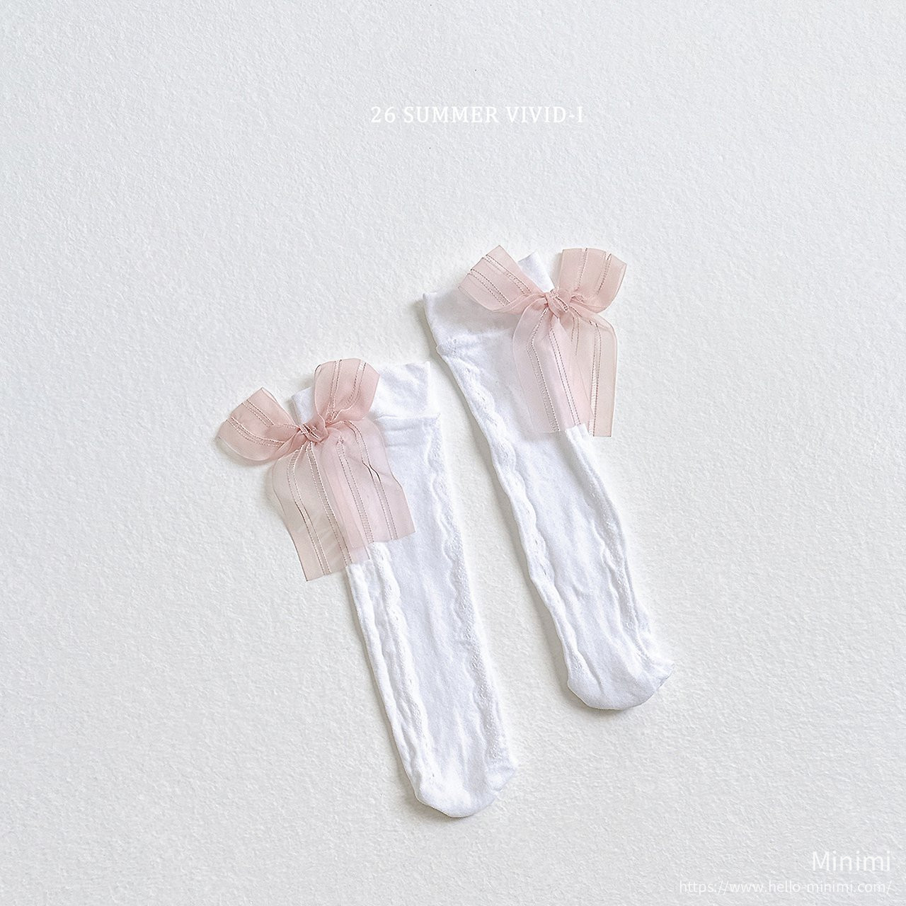 VIVID-I Lace Ribbon Socks 細節圖 2