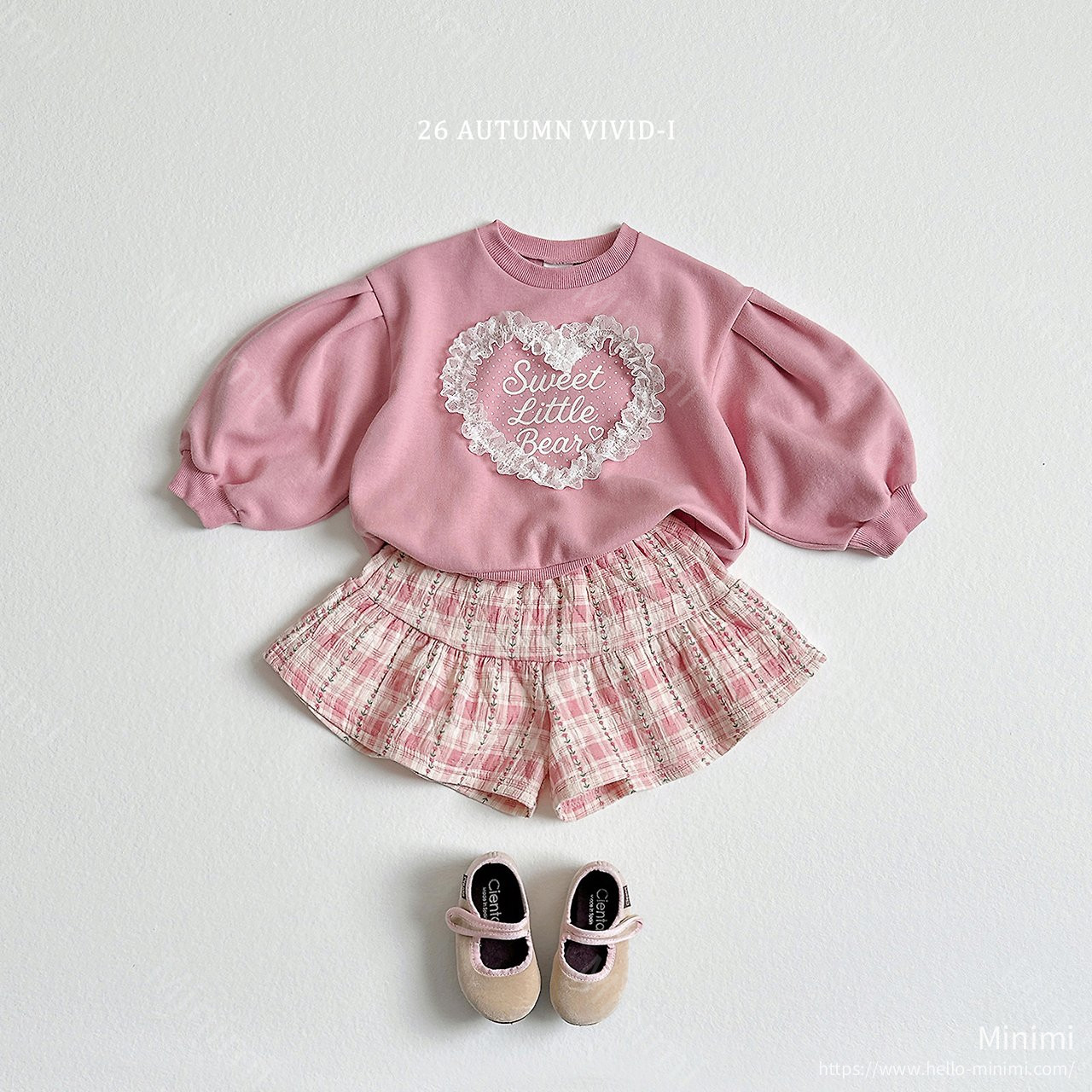VIVID-I Heart Lace Puff Sweatshirt 細節圖 2