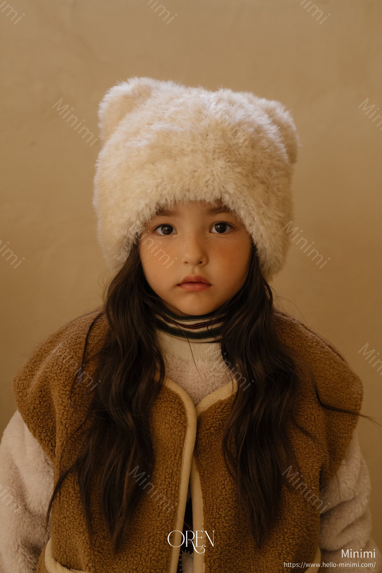 Oren Cat Fake Fur Beanie 細節圖 2