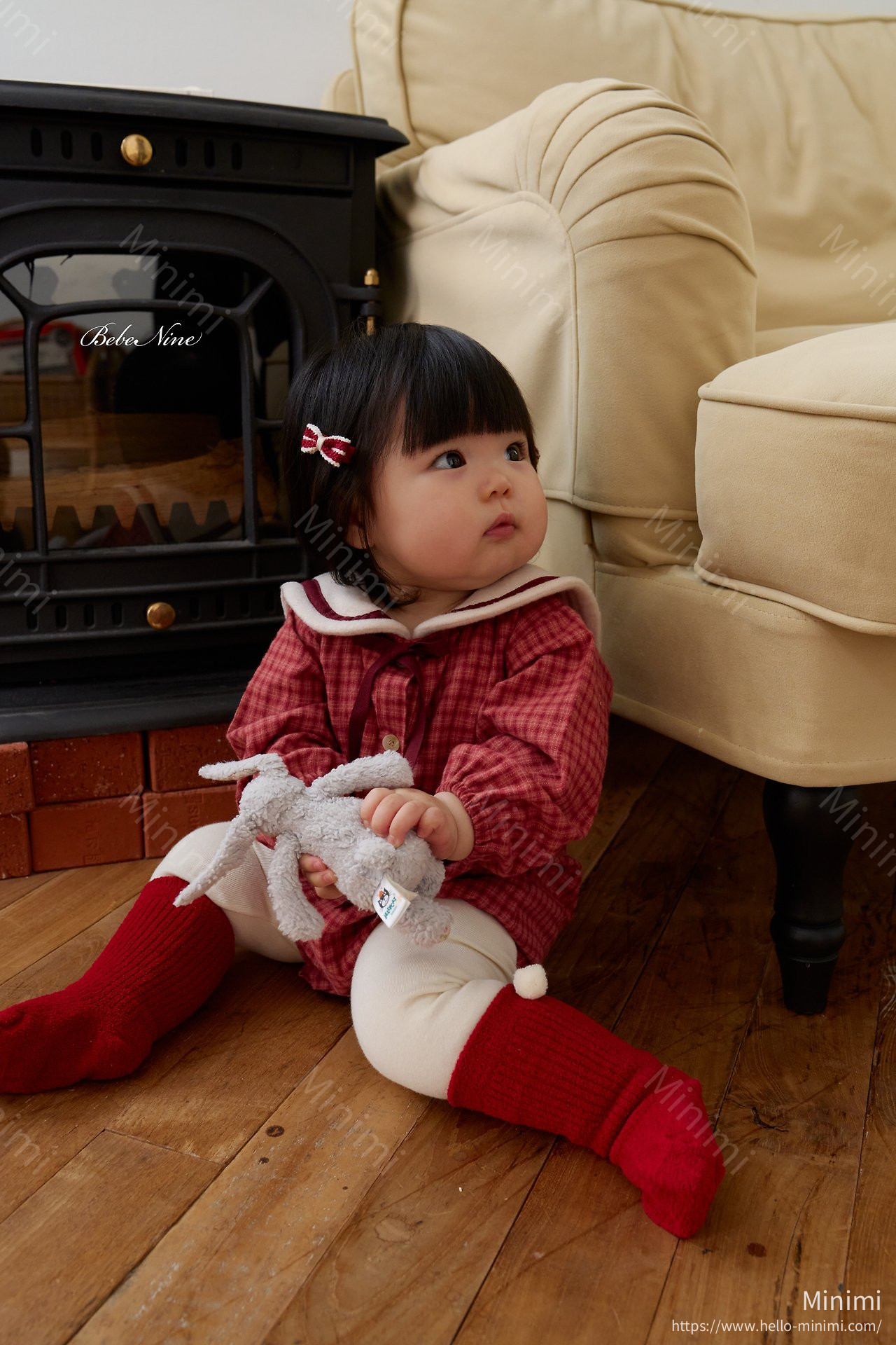 bebe nine Ribbon Sailor Romper 細節圖 12