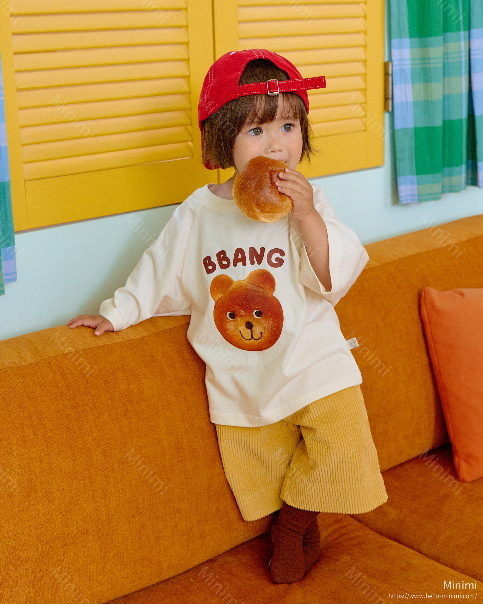oott bebe Bread Raglan T-shirt (Kids) 細節圖 21