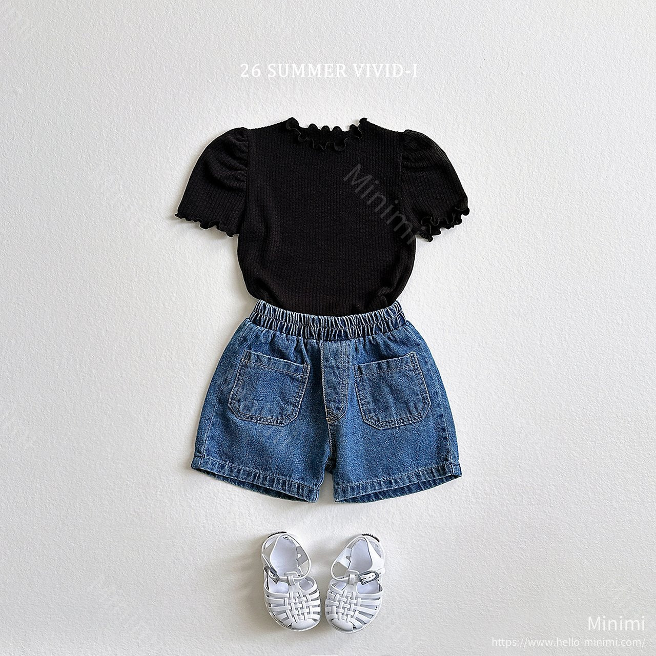 VIVID-I Shirred Puff Fluted T-Shirt 細節圖 12