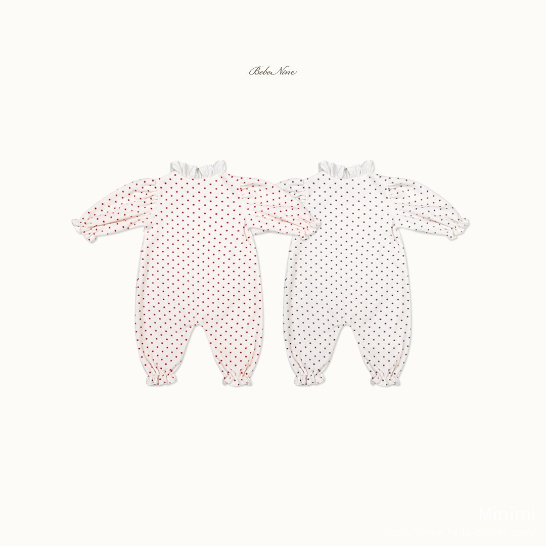 bebe nine Polka Dot Frill Romper 細節圖 19