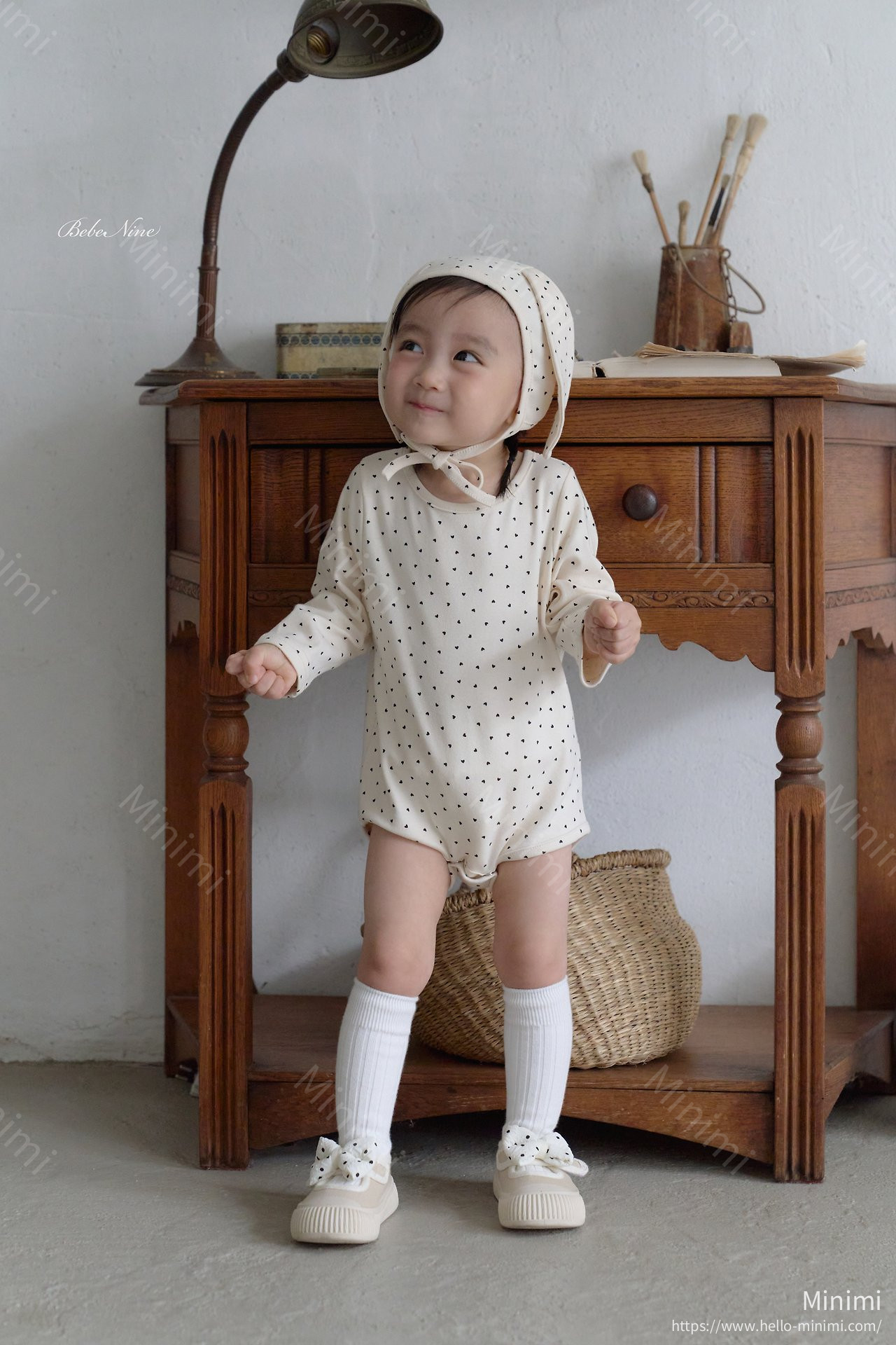 bebe nine Love Dot Bonnet 細節圖 13