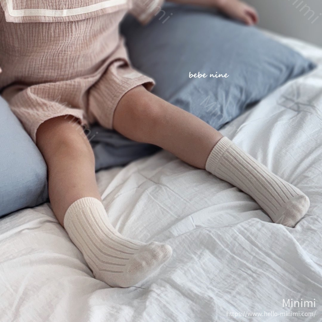 bebe nine Butter Knee Socks Set 細節圖 6