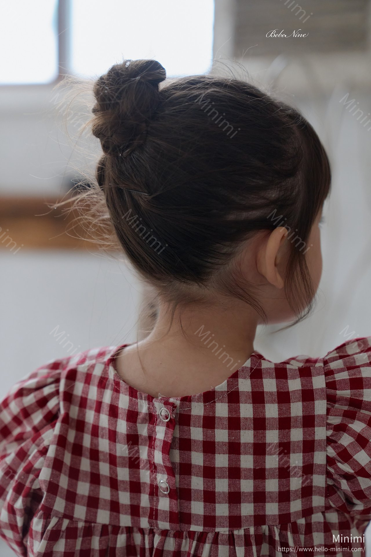 bebe nine Lucy Check Blouse 細節圖 6