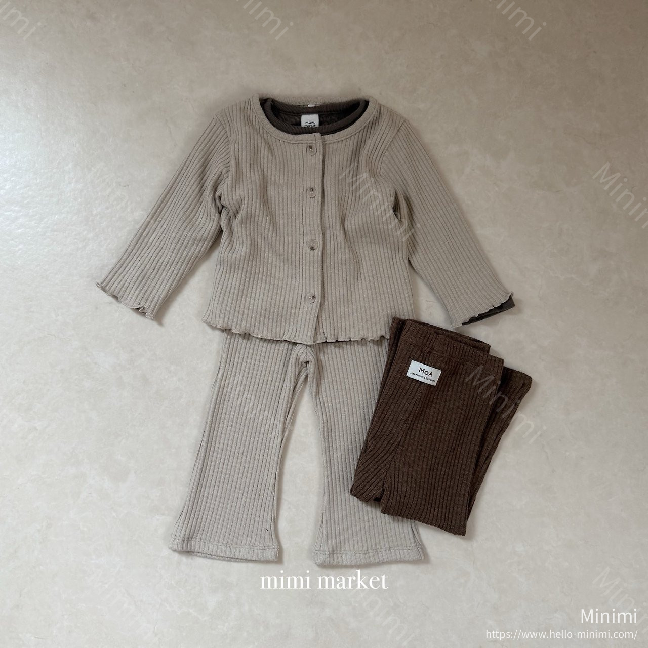 mimi-market Liz Ribbed Cardigan 細節圖 18