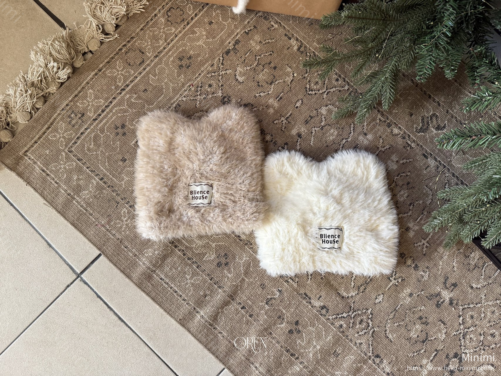 Oren Cat Fake Fur Beanie 細節圖 18