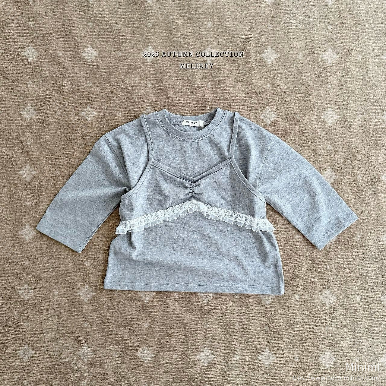 Melikey Layered T-shirt 細節圖 1