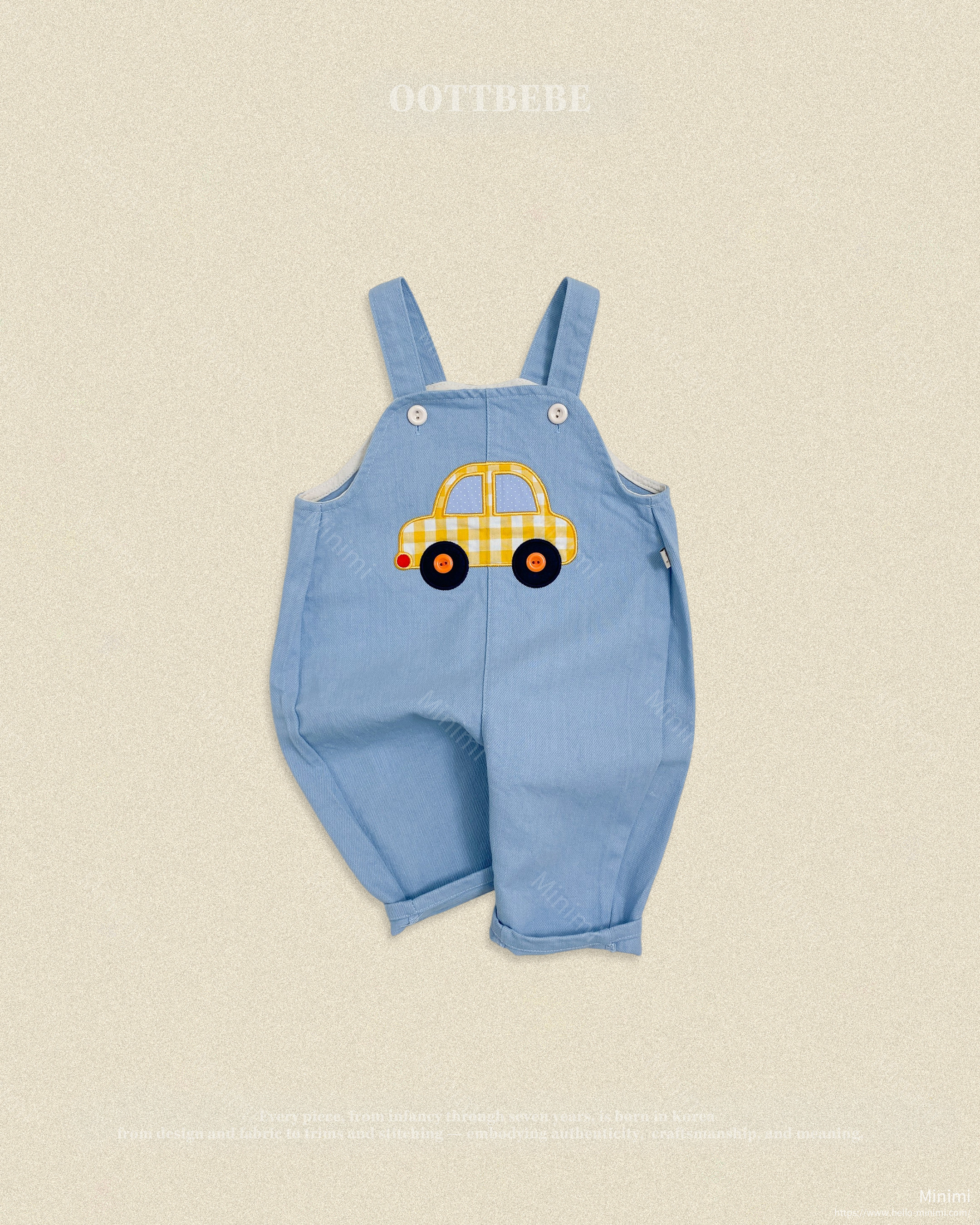 oott bebe Boongboong Denim Overalls 細節圖 9