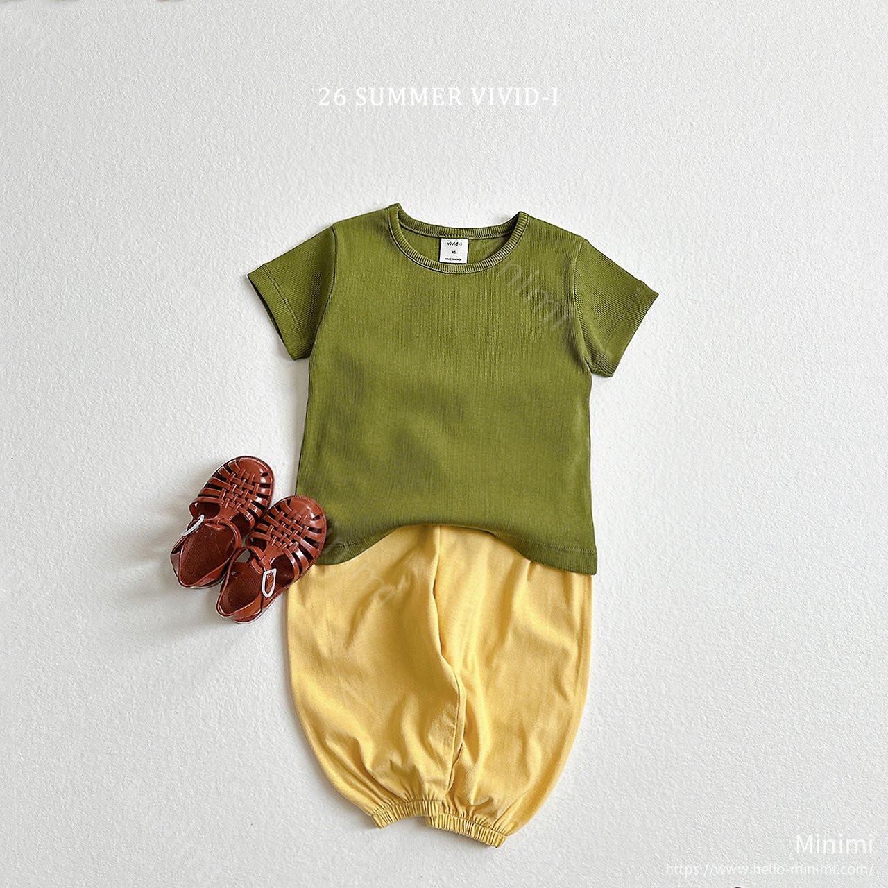 VIVID-I Pastel Ribbed T-Shirt 細節圖 15