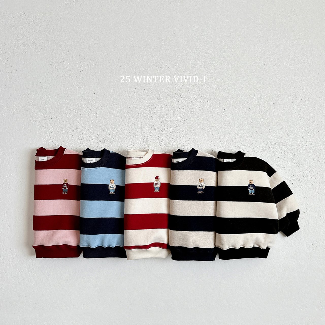 Fleece Wide Stripe Sweatshirt