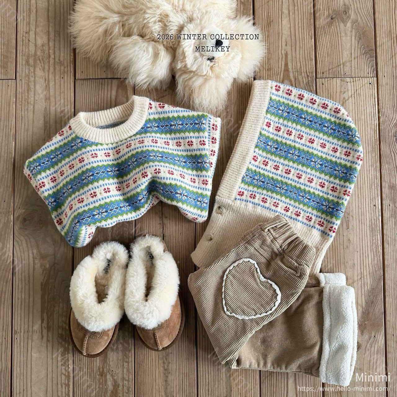 Melikey Corduroy Heart Bootcut 細節圖 33