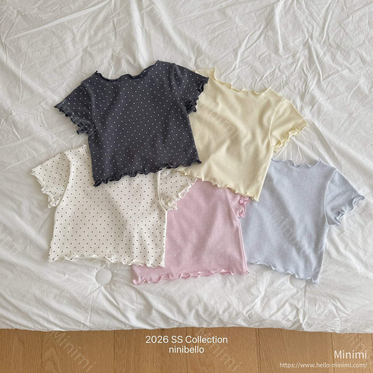 ninibello Dot Heart Punching T-shirt 細節圖 7