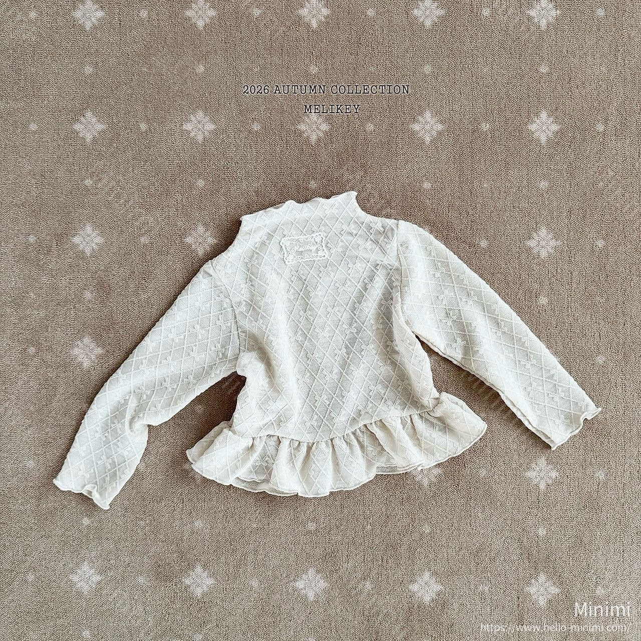 Melikey Frill Ribbon Mesh T-shirt 細節圖 8