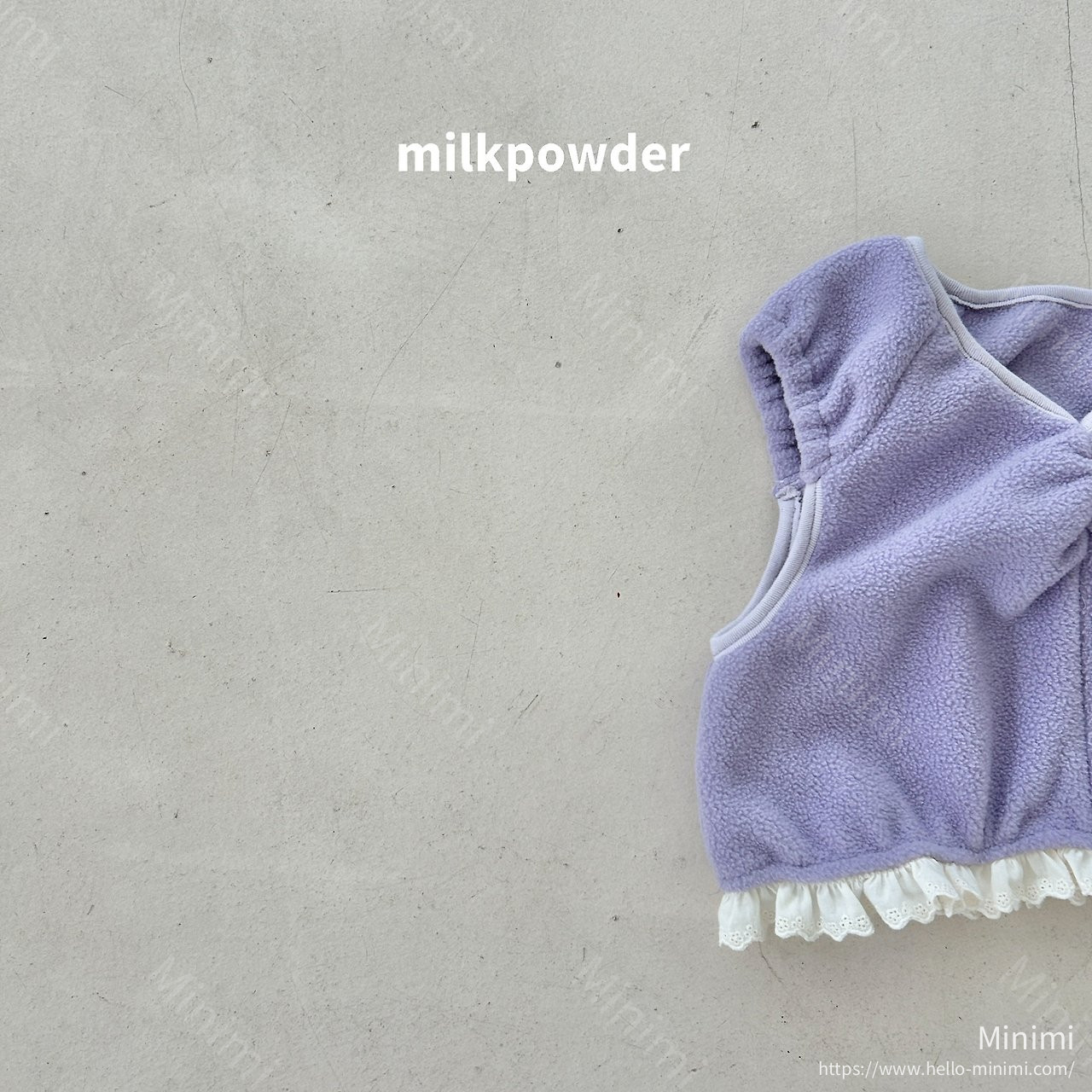 milkpowder Soft Fleece Vest 細節圖 16
