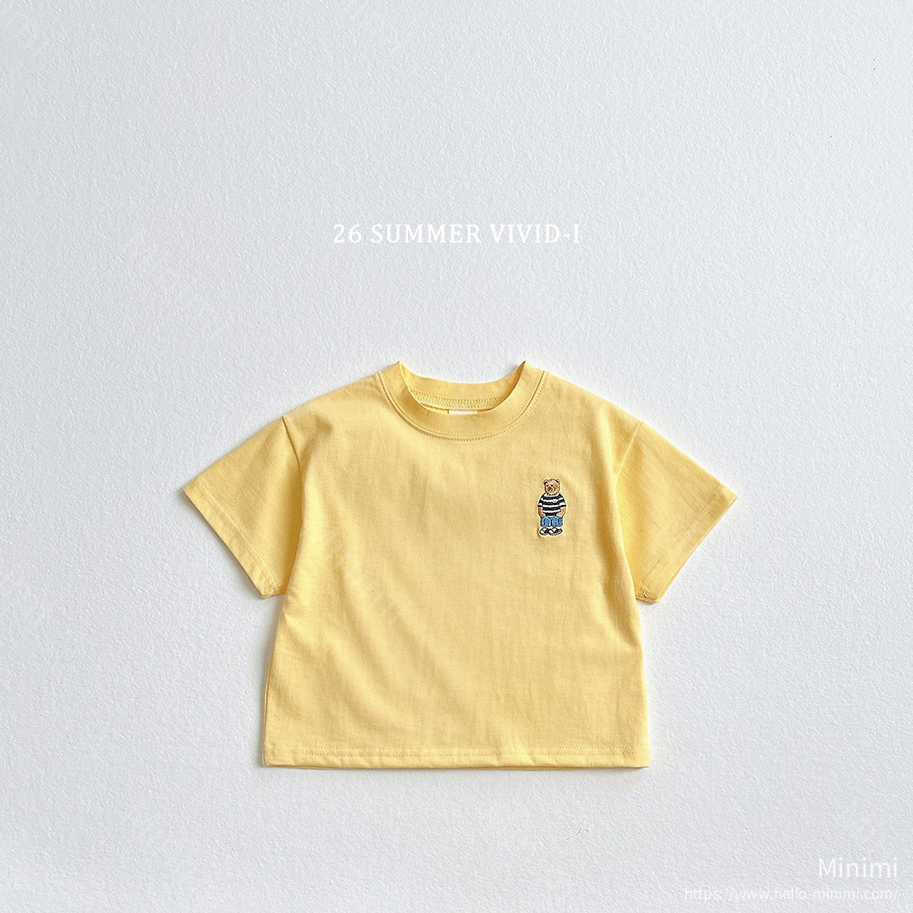 VIVID-I Bear Embroidery T-Shirt 細節圖 3