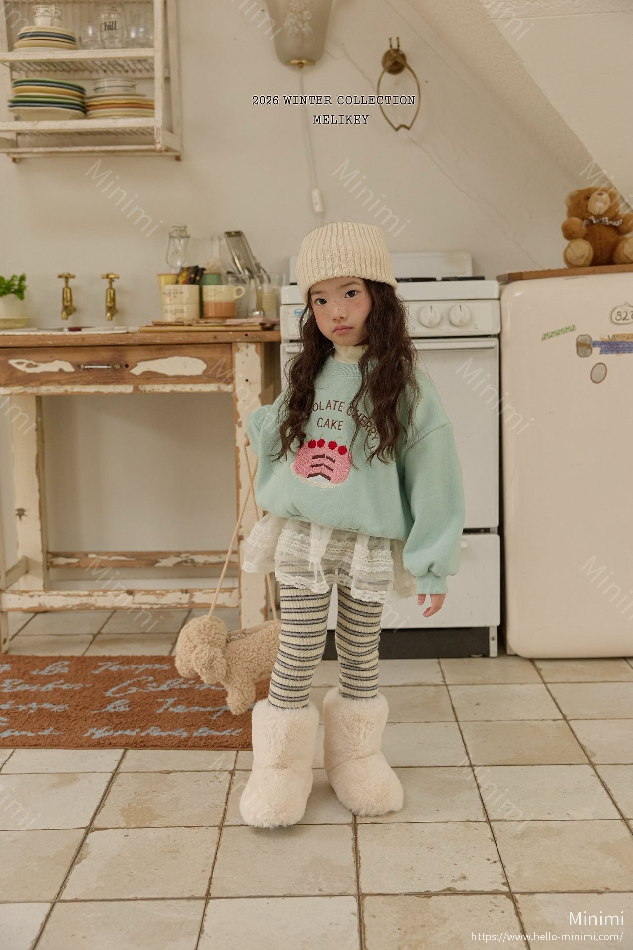 Melikey Pom Pom Shawl Frill Tee 細節圖 8