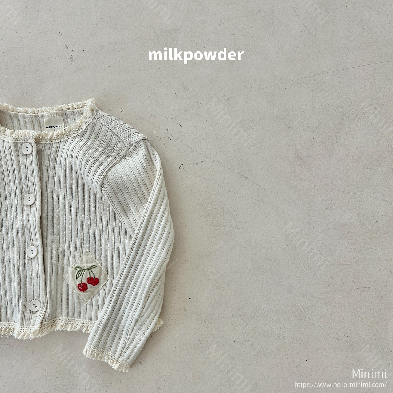 milkpowder Cherry Cardigan 細節圖 10