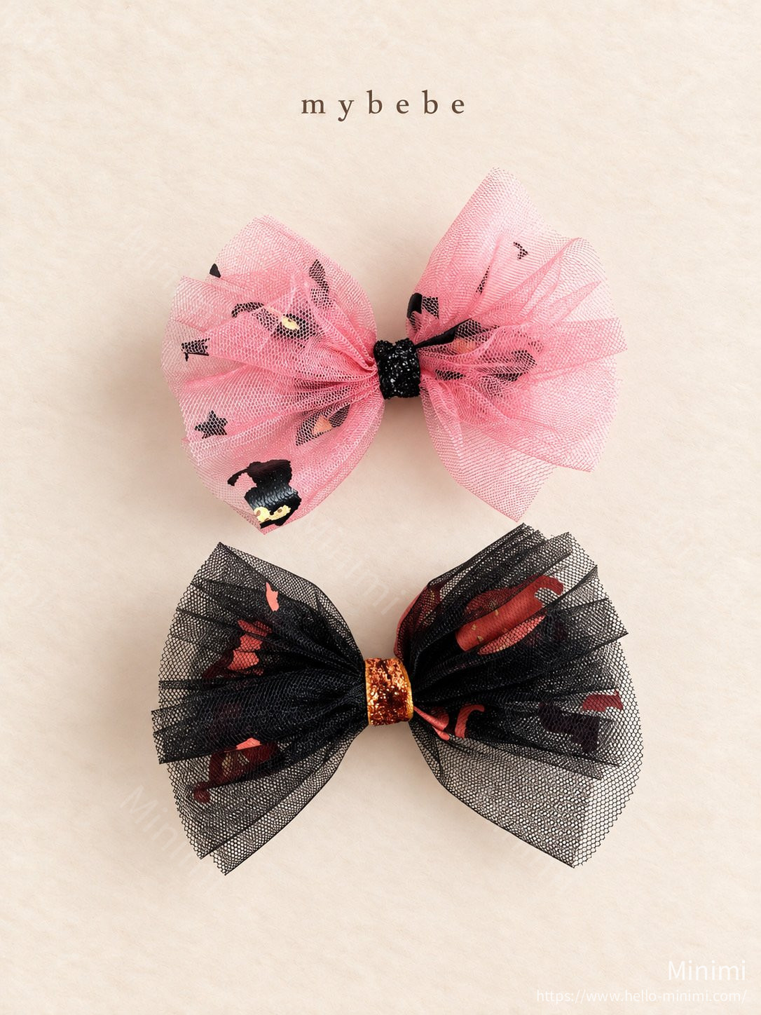 my_bébé Halloween Mesh Hairpin 細節圖 1