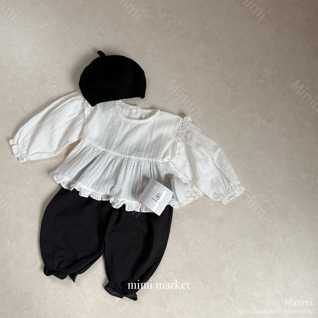mimi-market Shoulder Frill Blouse 細節圖 18