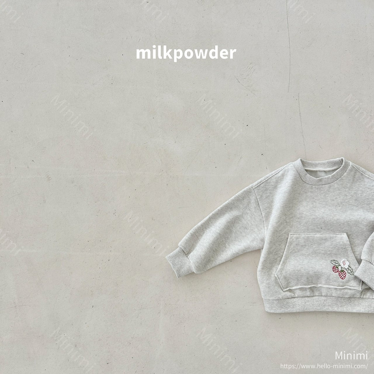 milkpowder Strawberry Pocket Sweatshirt 細節圖 7