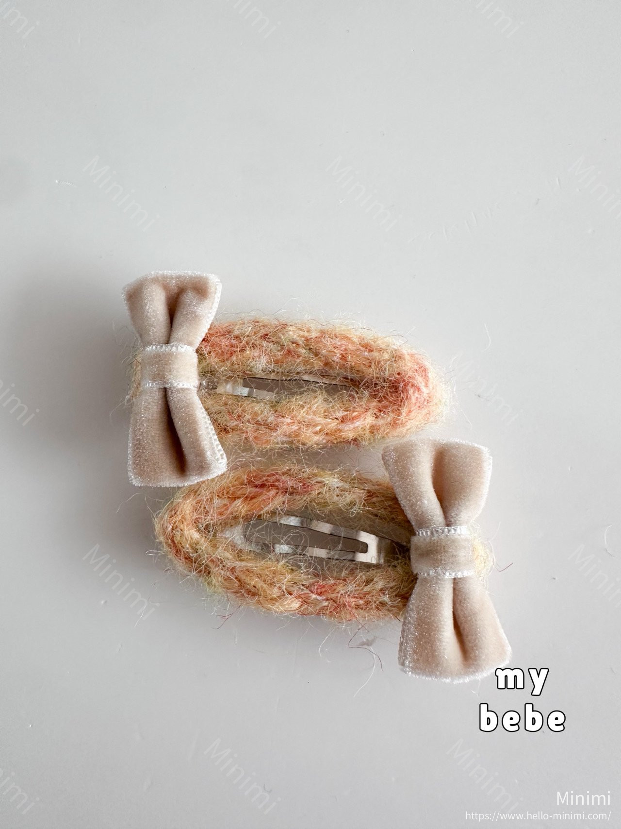 my_bébé Colorful Ribbon Hairpin Set 細節圖 8