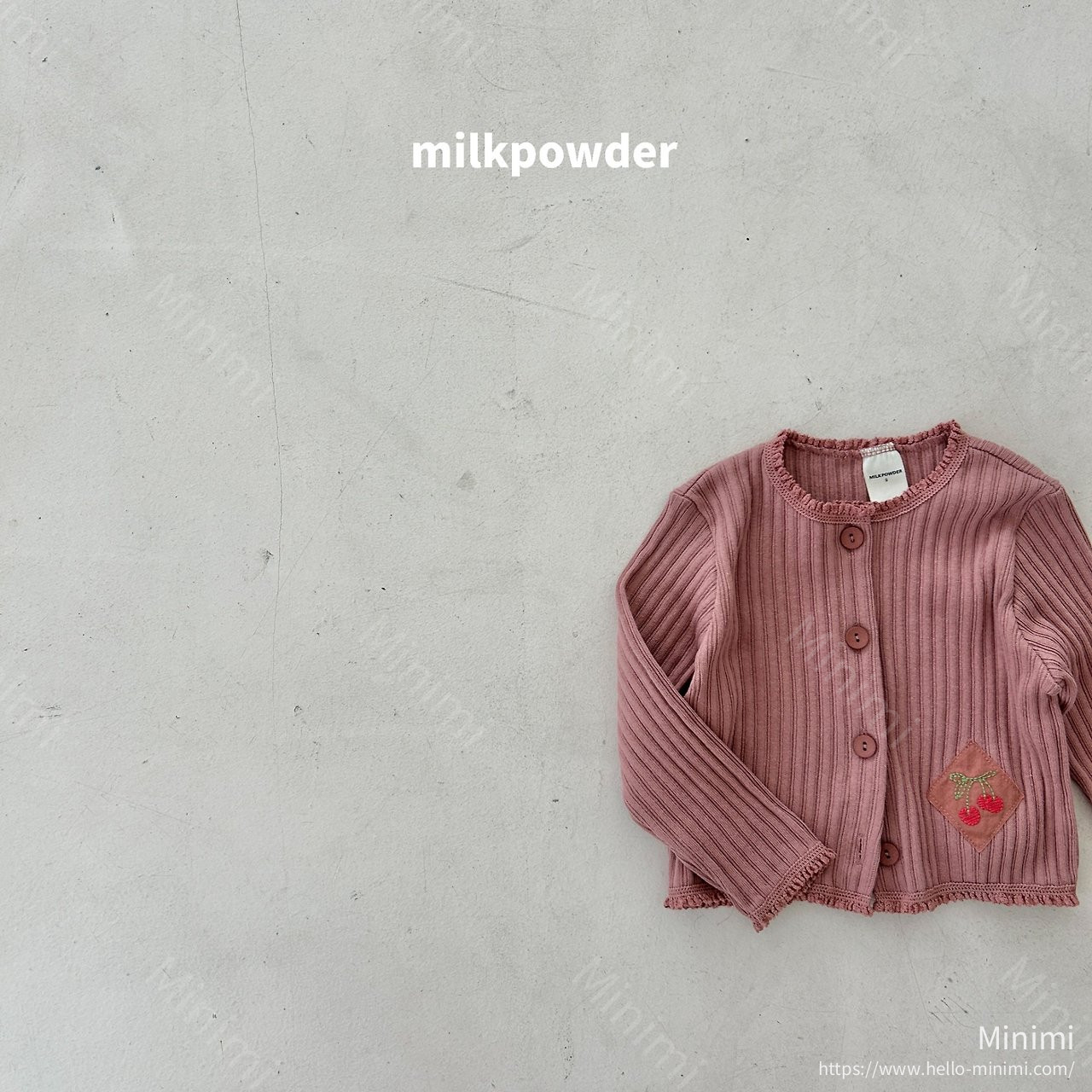 milkpowder Cherry Cardigan 細節圖 13