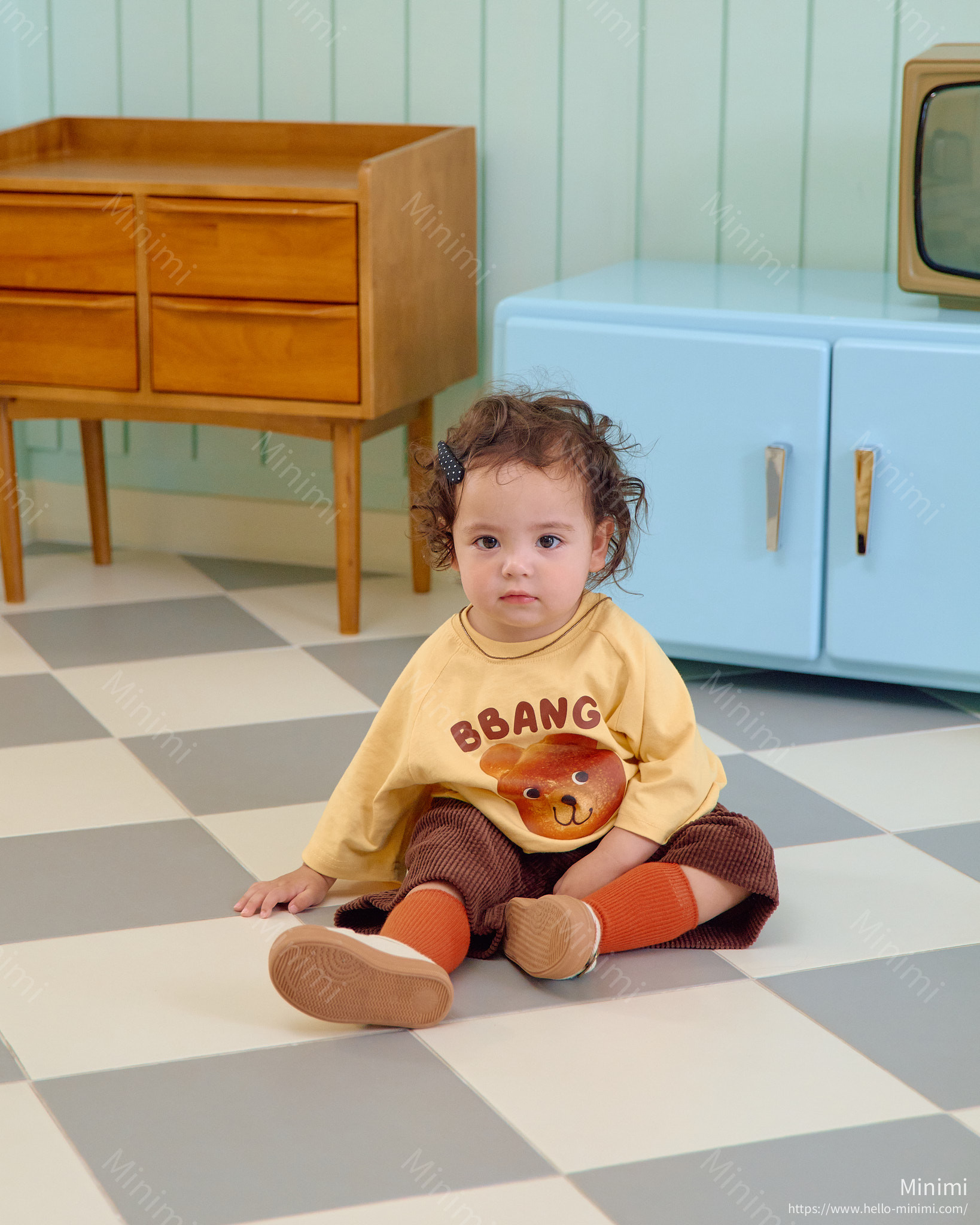 oott bebe Bread Raglan T-shirt (Kids) 細節圖 29