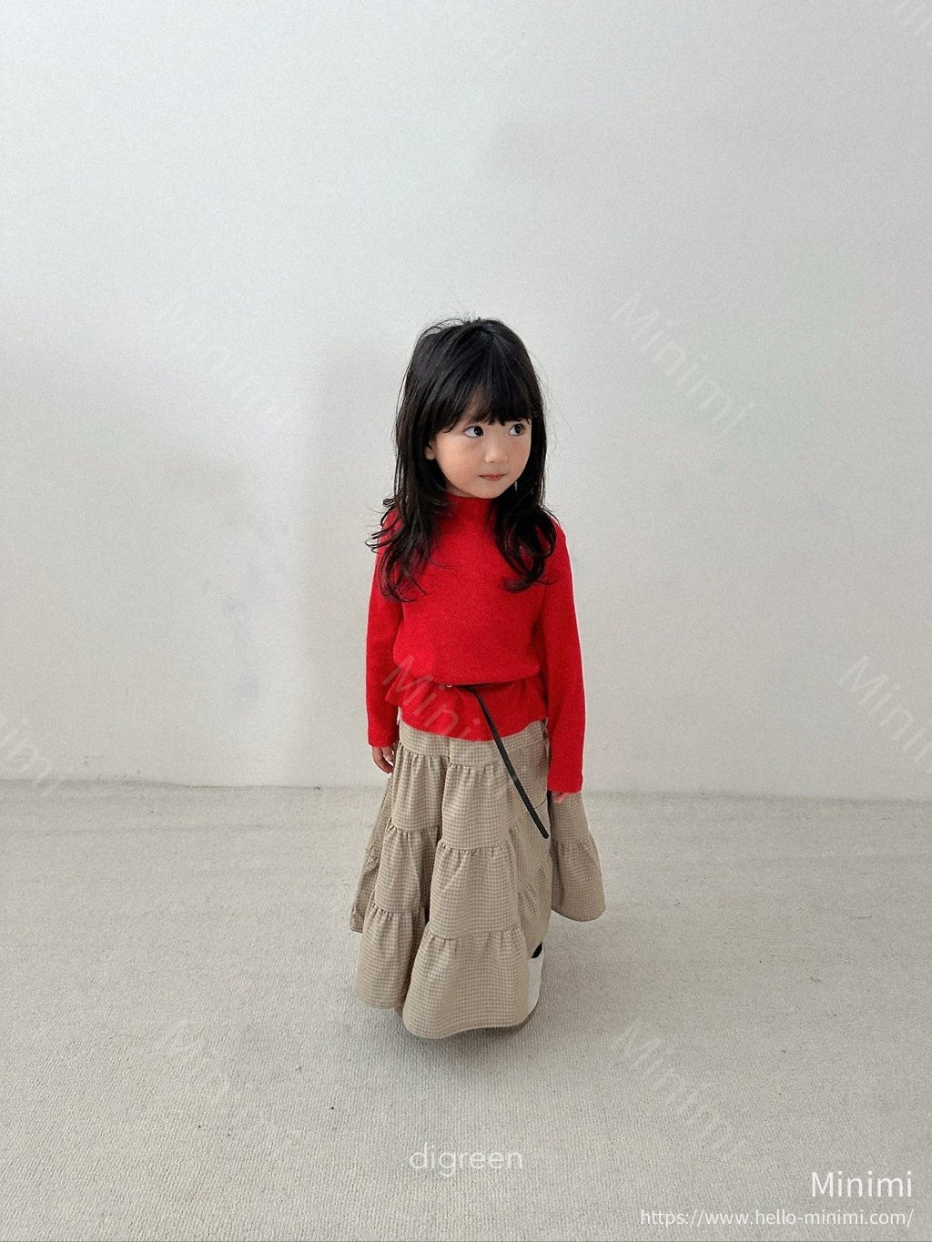 digreen Check Ruffle Skirt 細節圖 22