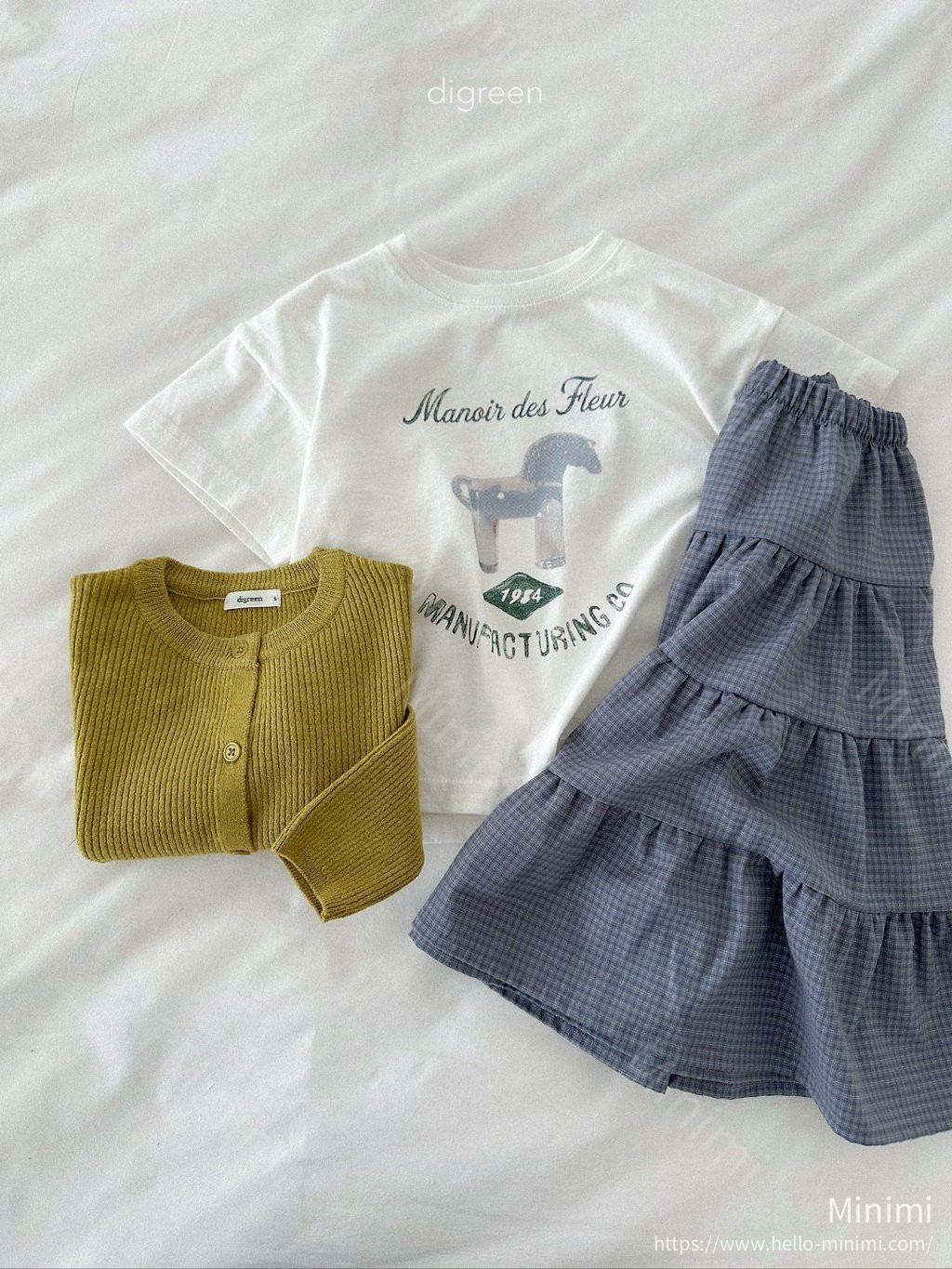 digreen Check Ruffle Skirt 細節圖 7