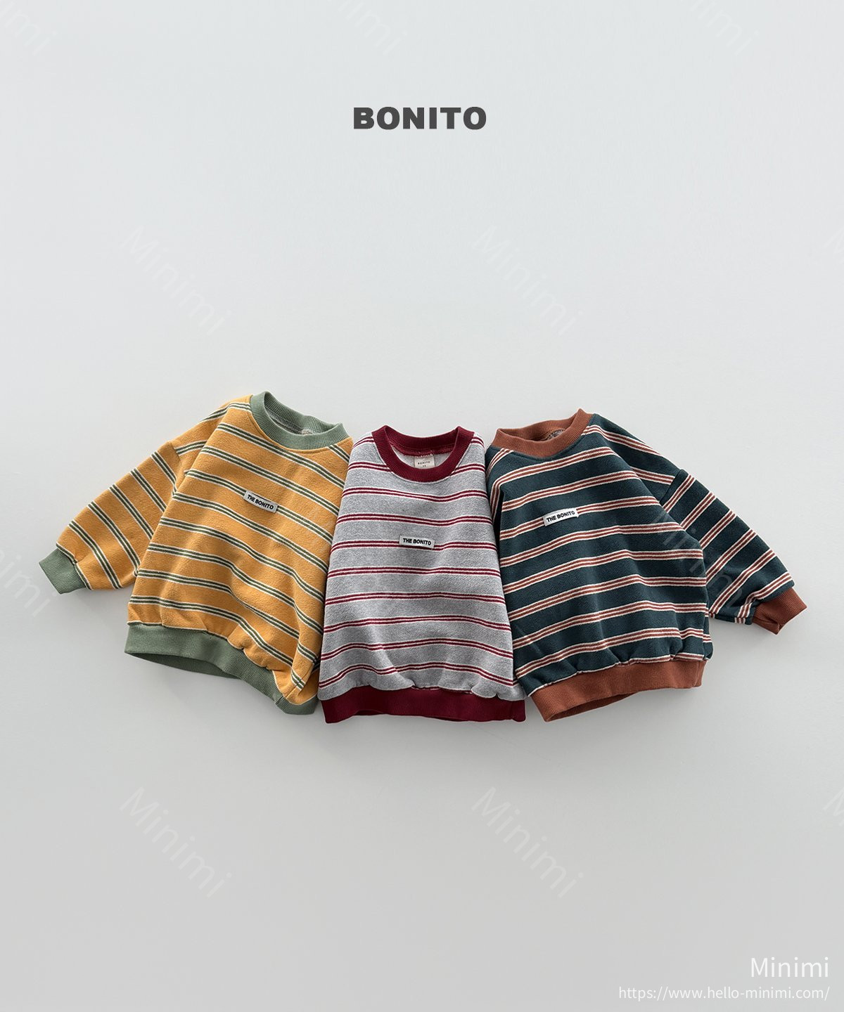 BONITO Monica Stripe Sweatshirt 細節圖 2