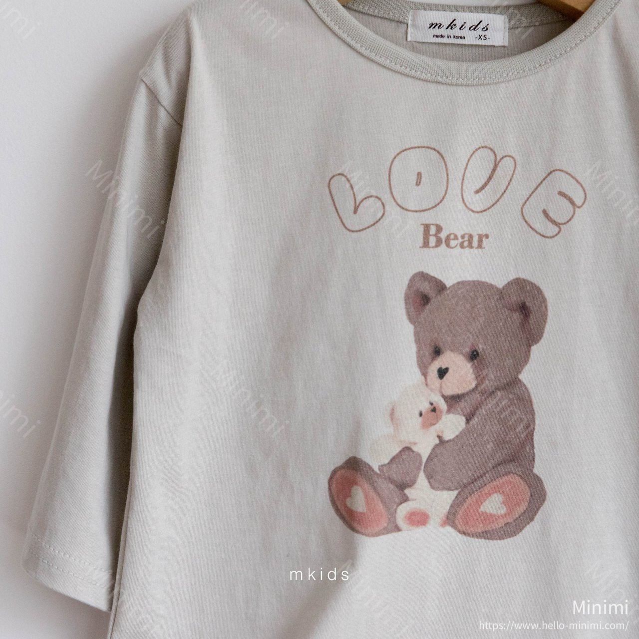 mkids Love Bear Tee 細節圖 6