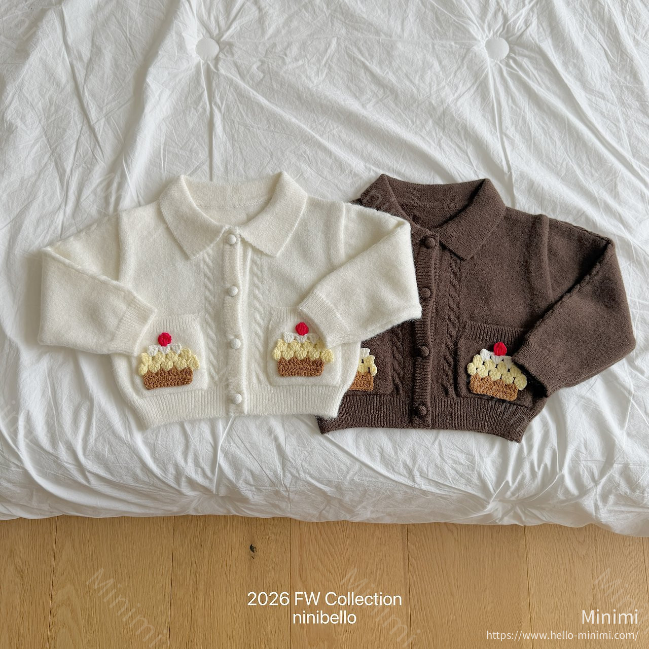 ninibello Cupcake Knit Cardigan 細節圖 1