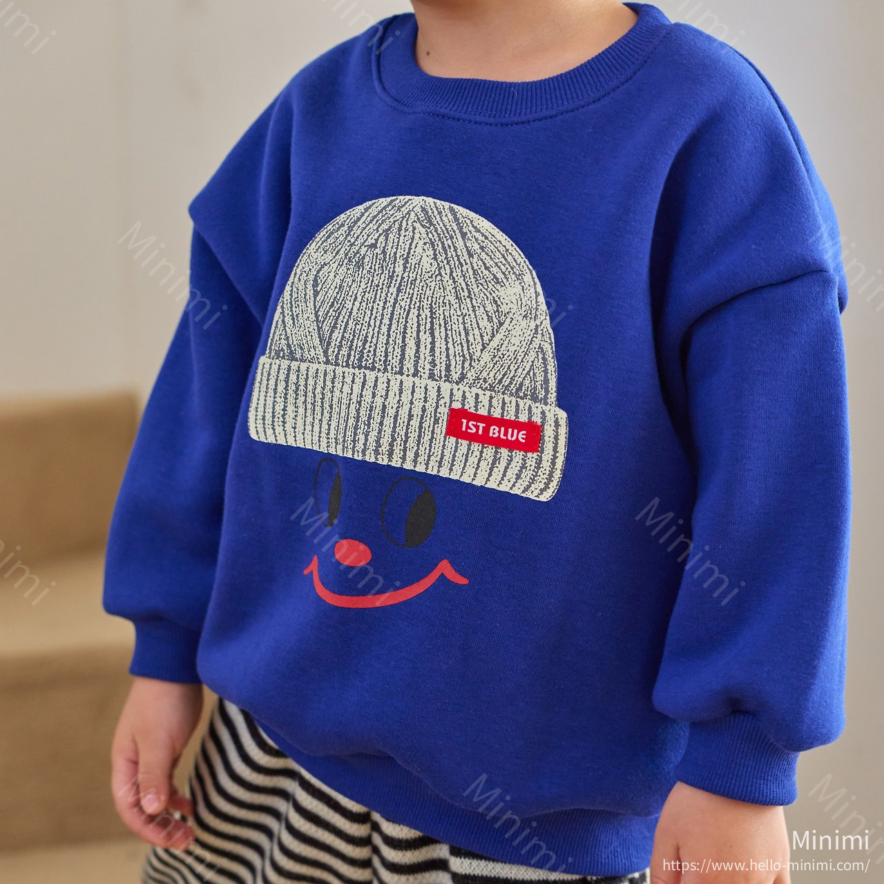 1st BLUE Hat Print Sweatshirt 細節圖 8