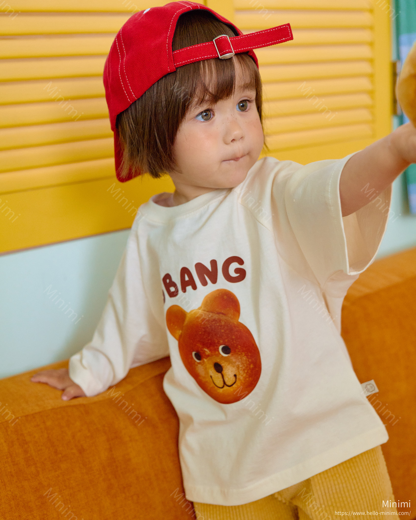 oott bebe Bread Raglan T-shirt (Kids) 細節圖 30