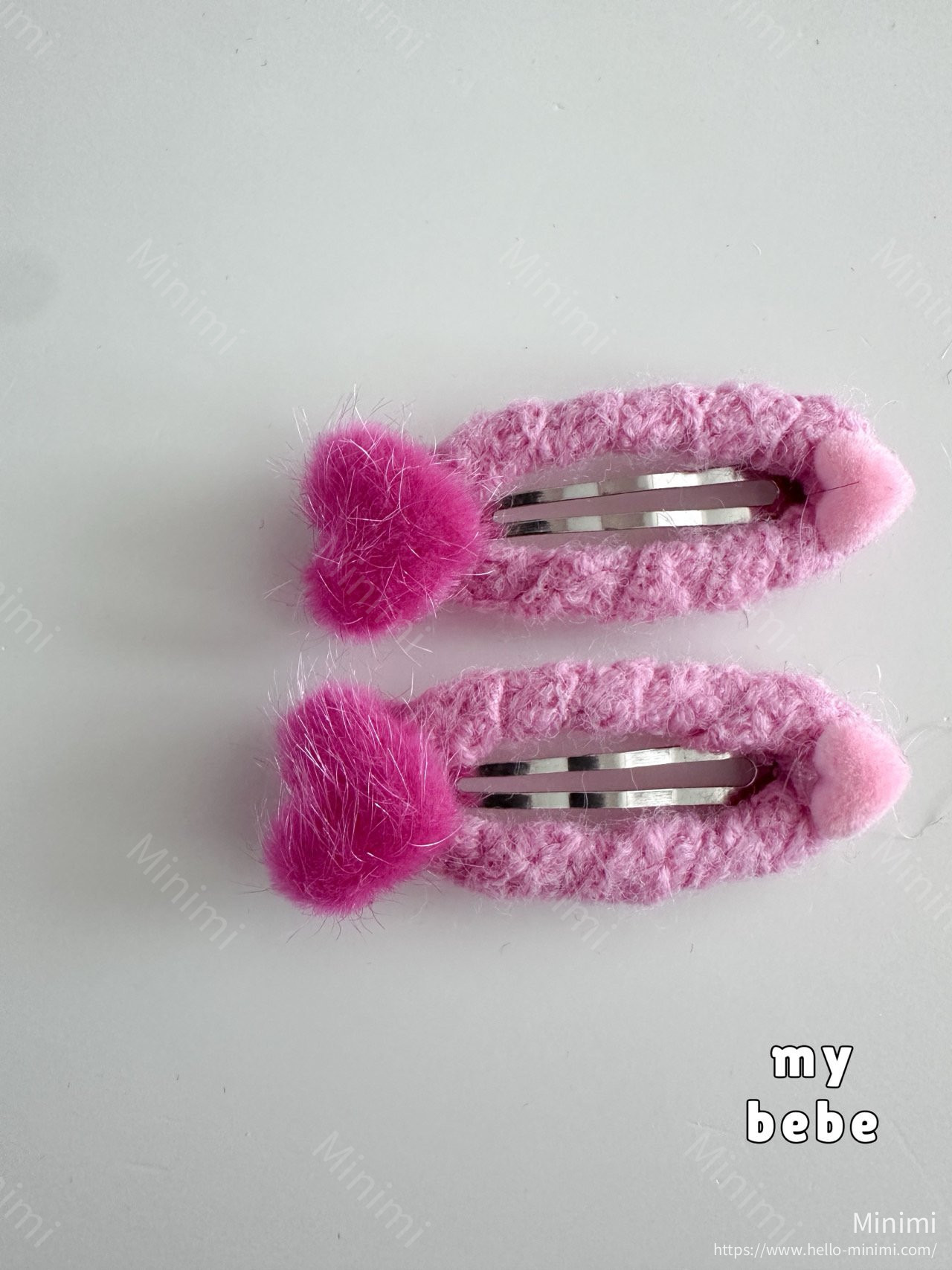 my_bébé Winter Heart Hairpin Set 細節圖 4