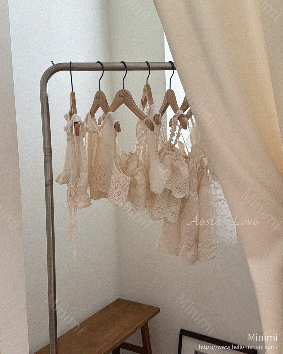 Aosta atelier Lace Jenny Open Vest 細節圖 17