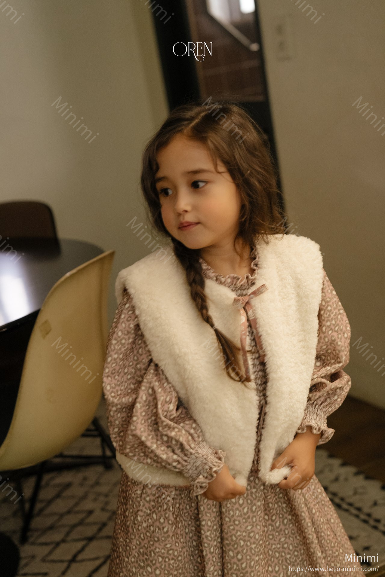 Oren Lavender Bear Vest 細節圖 1