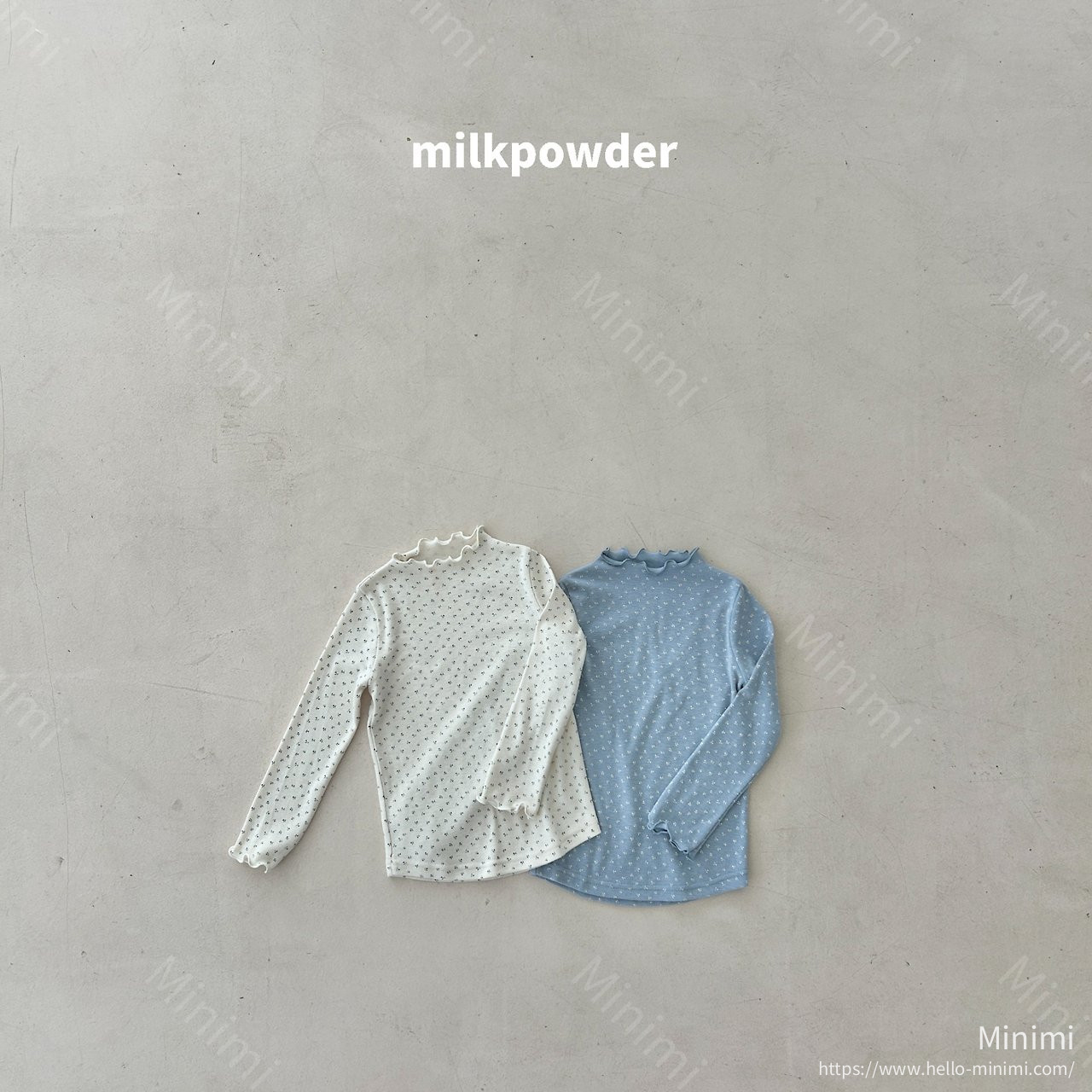 milkpowder Turtleneck Tee - 韓國童裝代購主圖